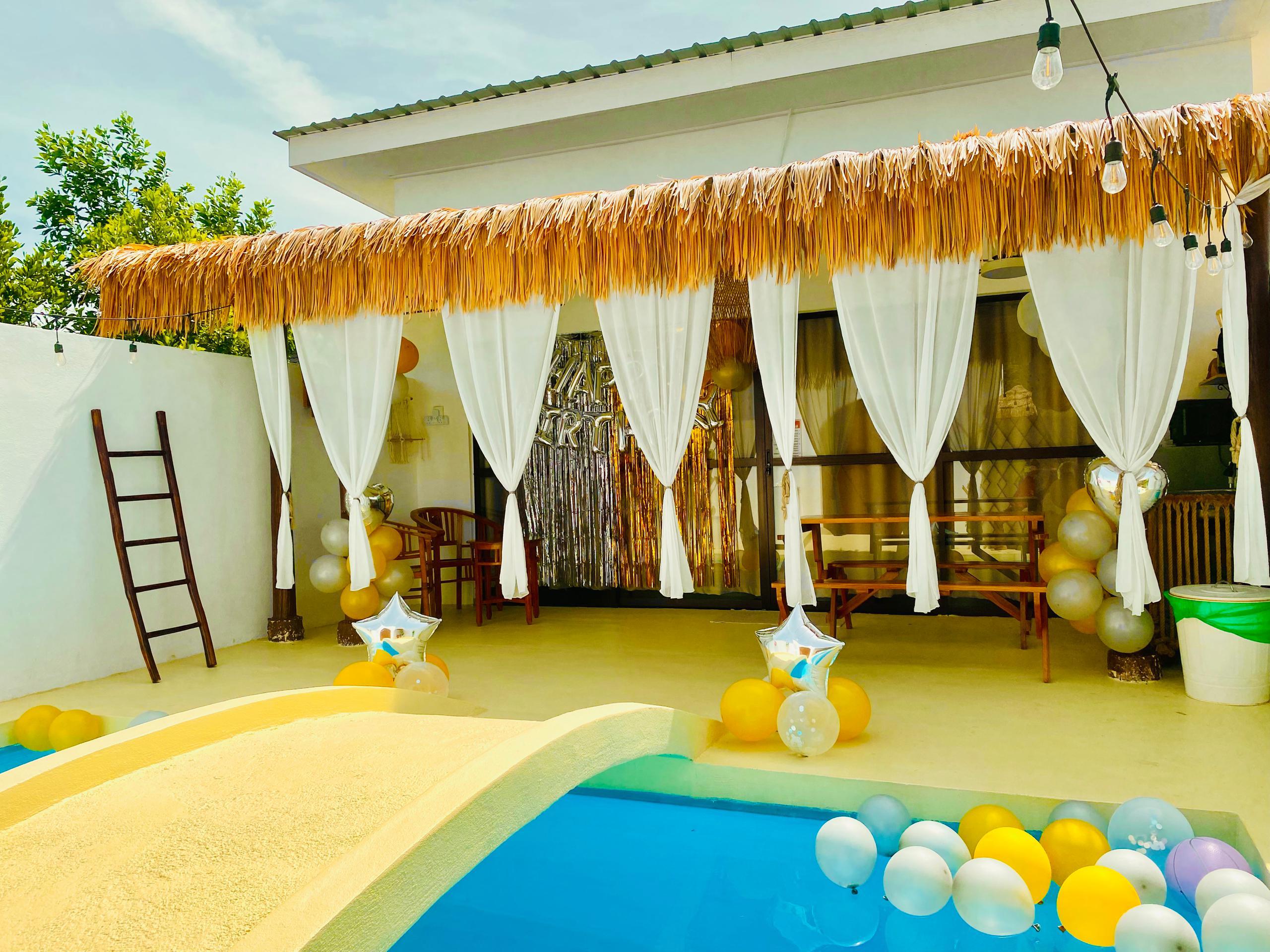 Birthday decoration setup